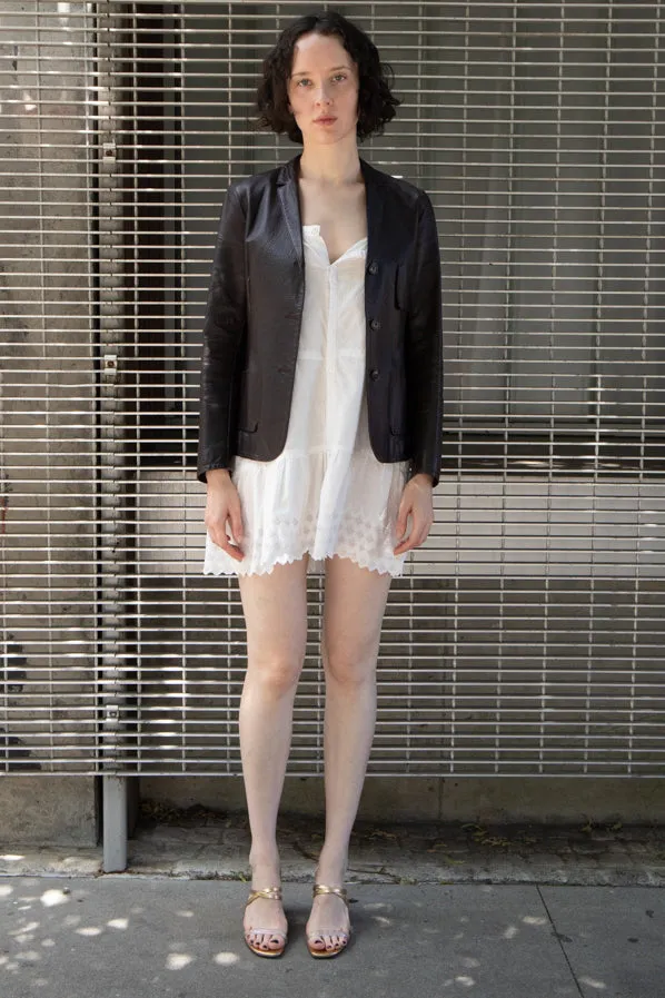 JIL SANDER LEATHER BLAZER