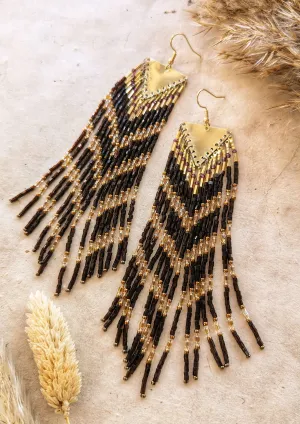 JLO Bronze Seed Bead Earrings