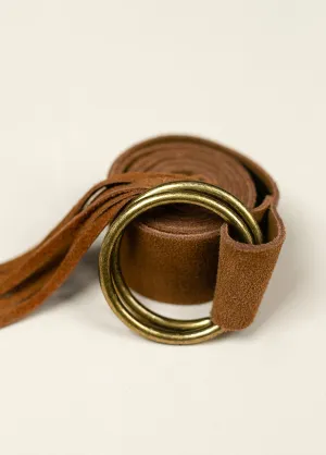 Kailey Leather Belt in Nutmeg