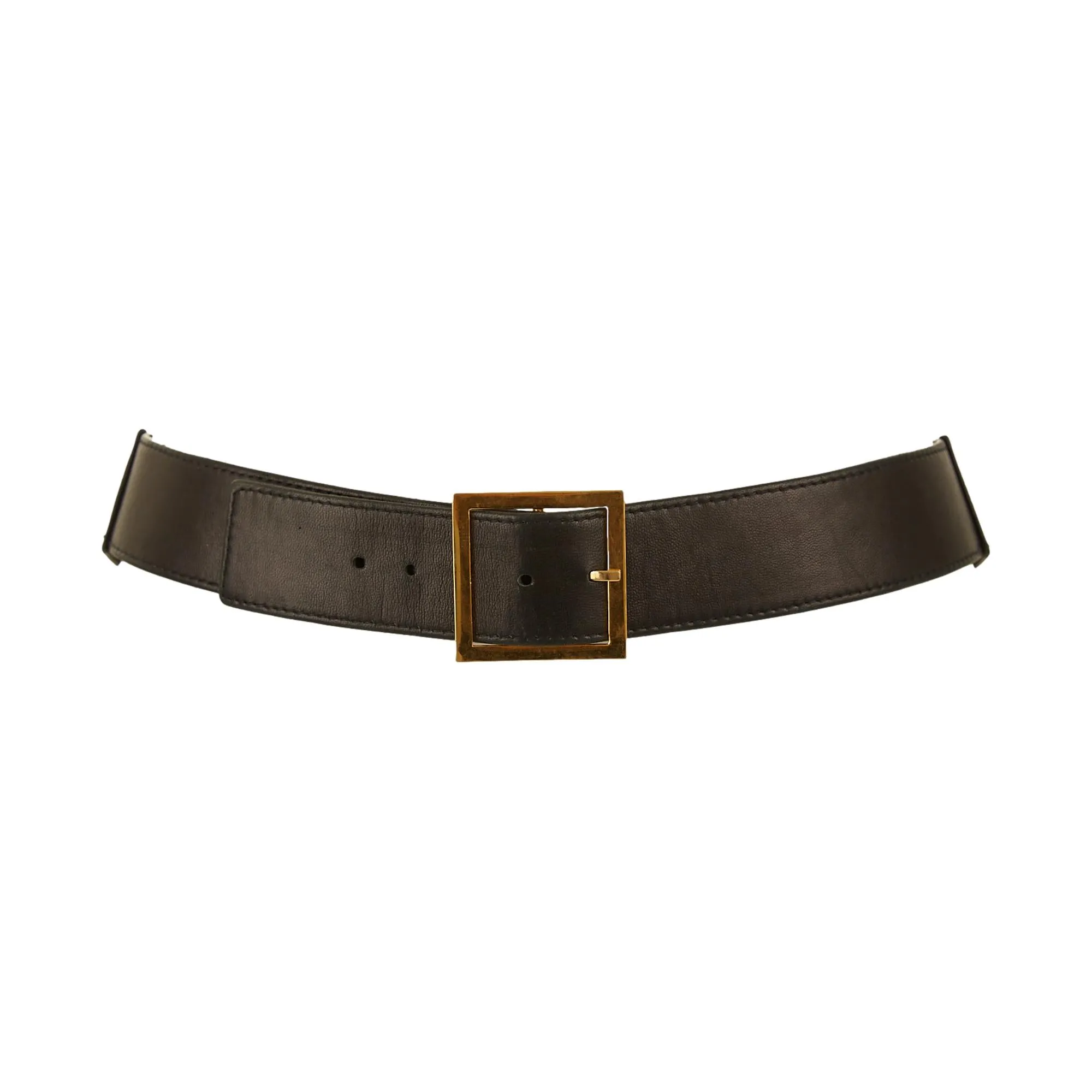Karl Lagerfield Black Script Belt