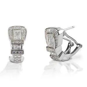 Kelly Herd Ranger Style Buckle Earrings