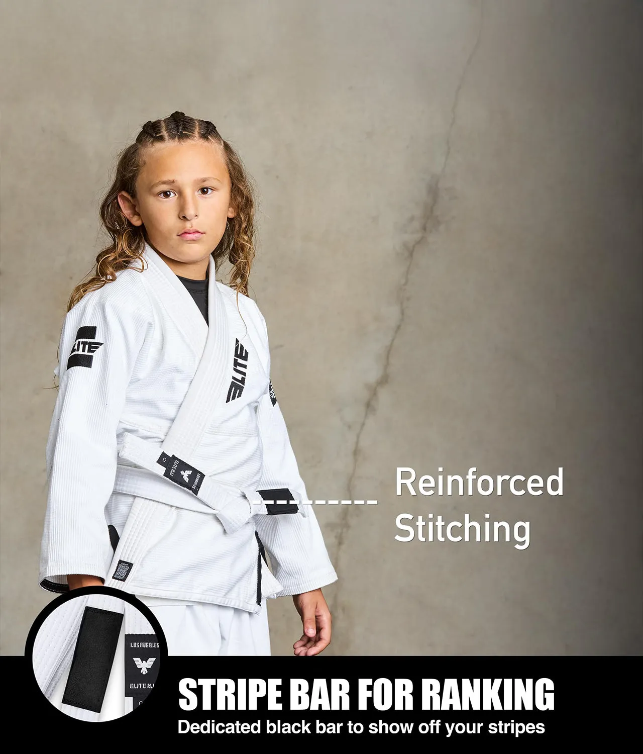 Kids' Brazilian Jiu Jitsu BJJ White Belt
