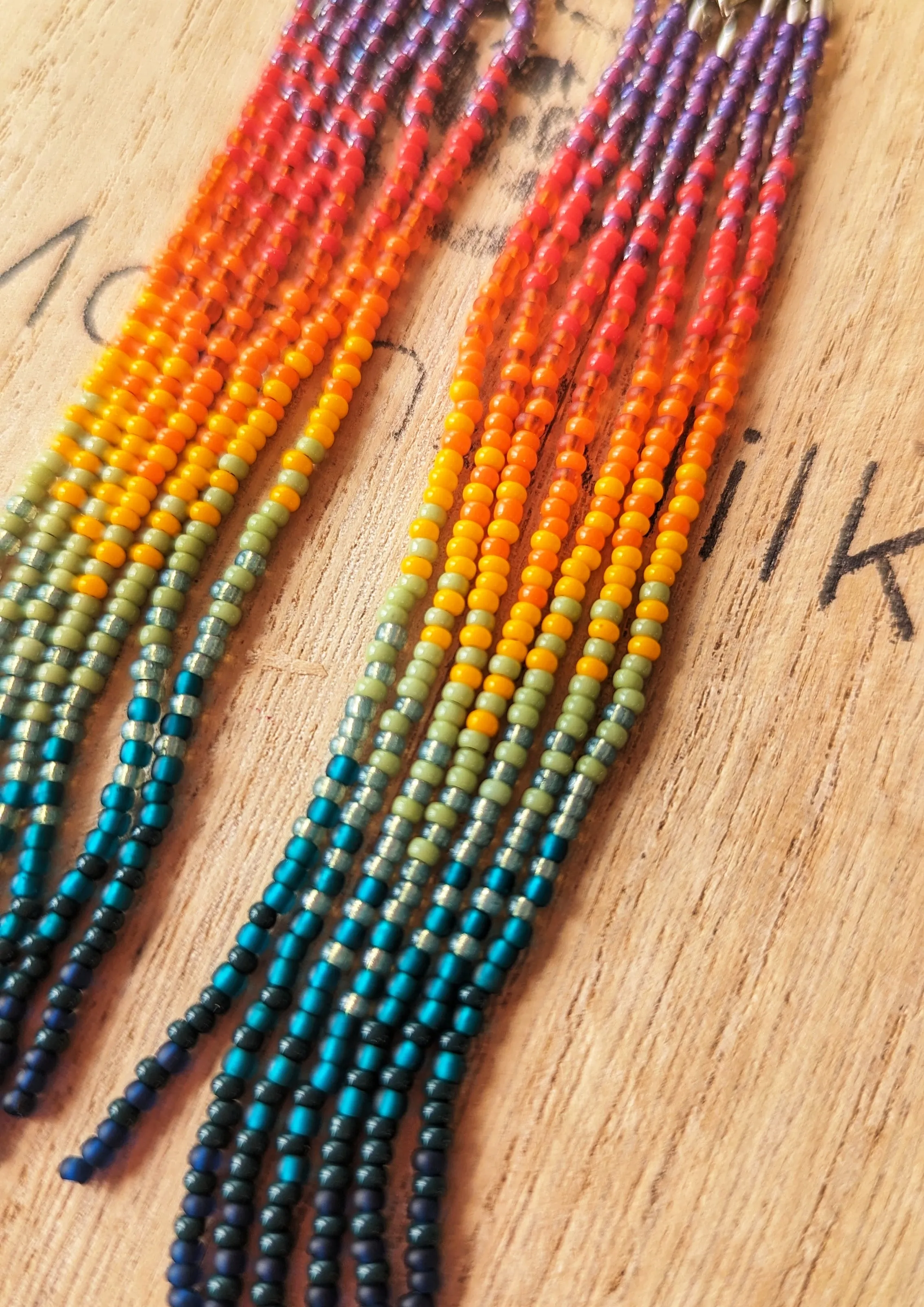 Kiss the Rainbow 2.0 🌈 Beaded Earrings