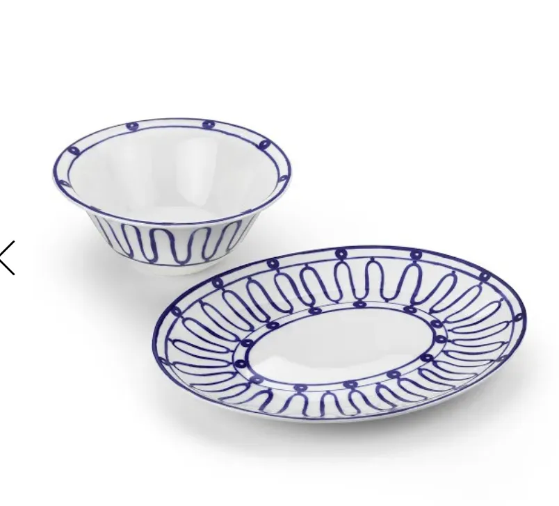 Kyma Blue Serving Platter by Themis Z.