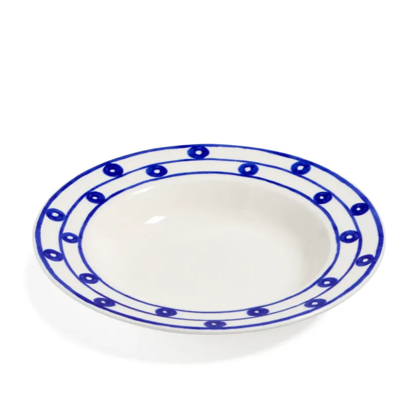 Kyma Blue Soup Plate by Themis Z.