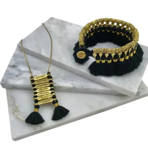 Kyra Tassel Bracelet by SLATE   SALT