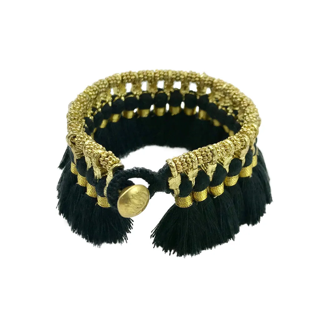 Kyra Tassel Bracelet by SLATE   SALT