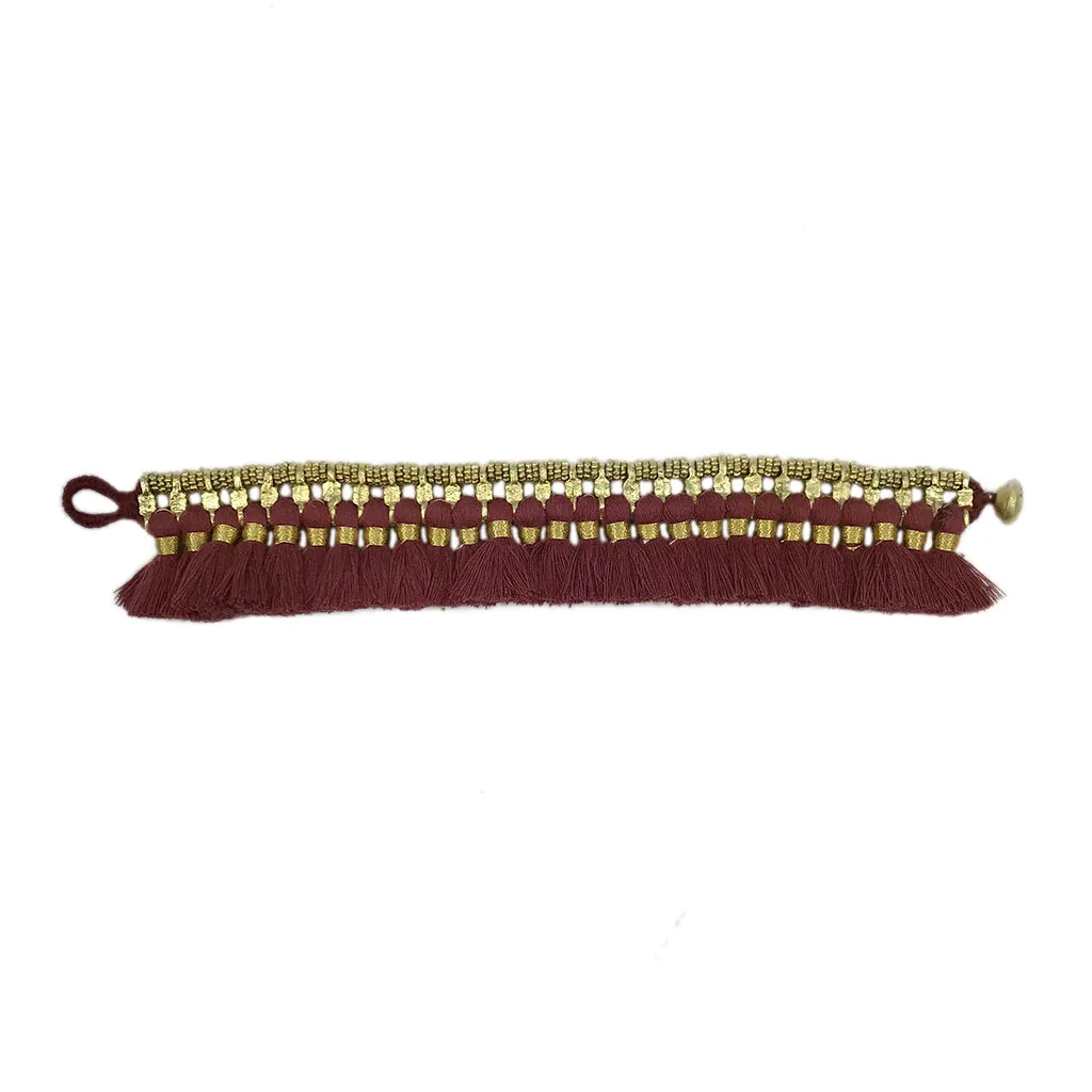 Kyra Tassel Bracelet by SLATE   SALT