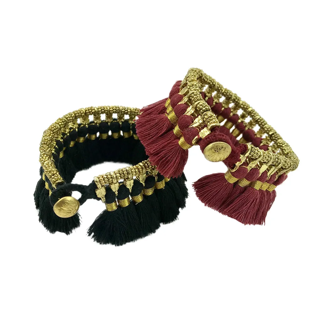 Kyra Tassel Bracelet by SLATE   SALT