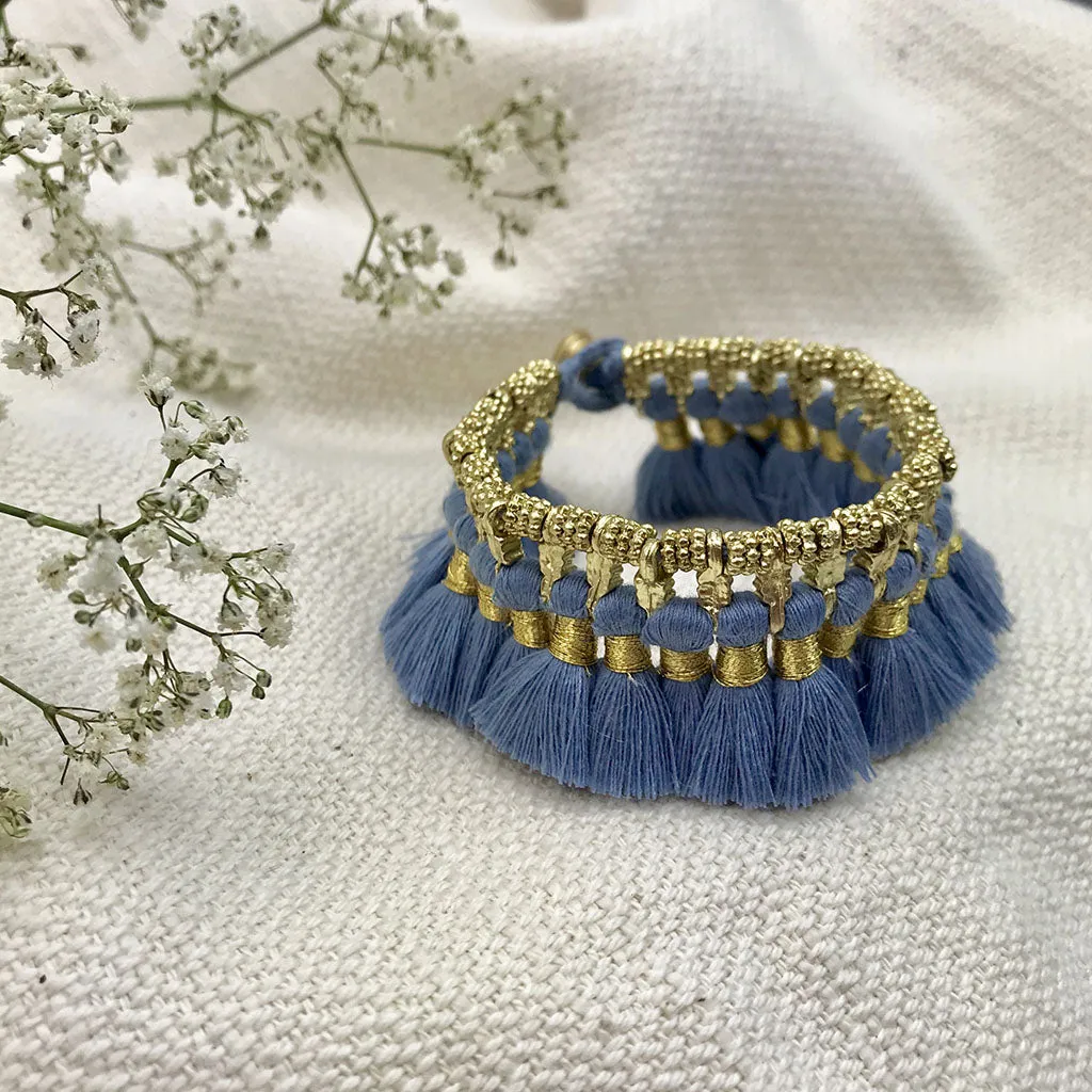 Kyra Tassel Bracelet by SLATE   SALT