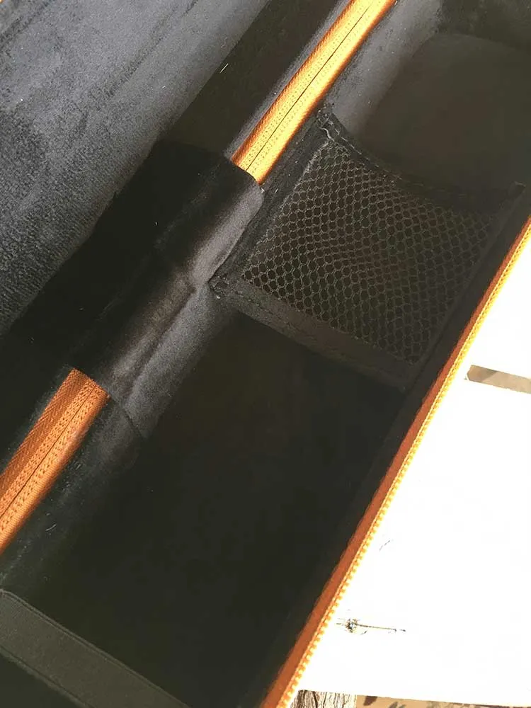 Leather   Hide Curling Iron Case