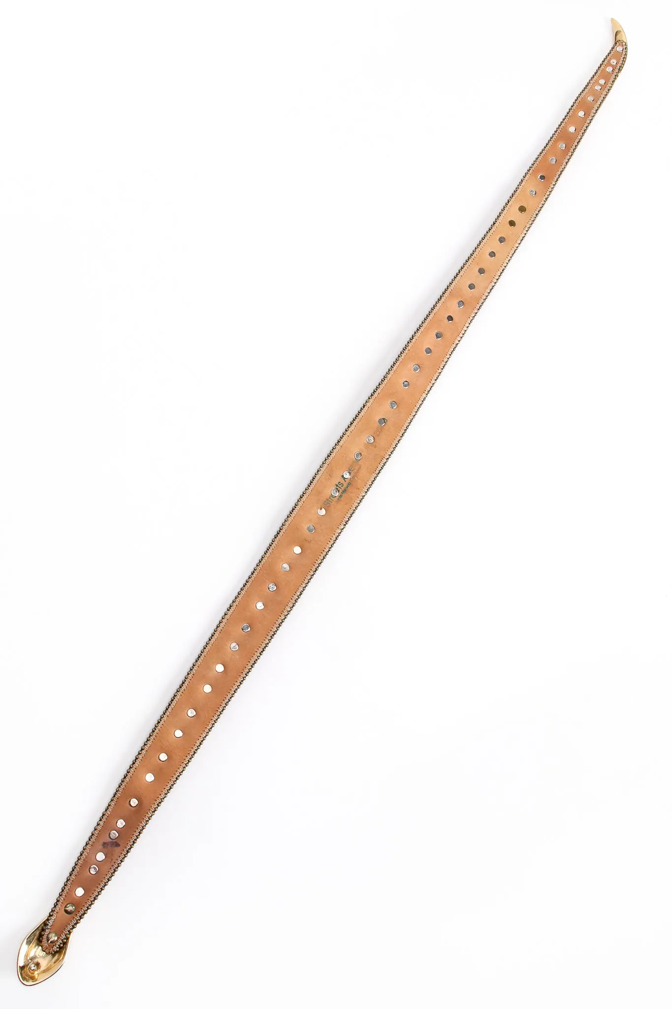 Leather Metal Snake Belt II