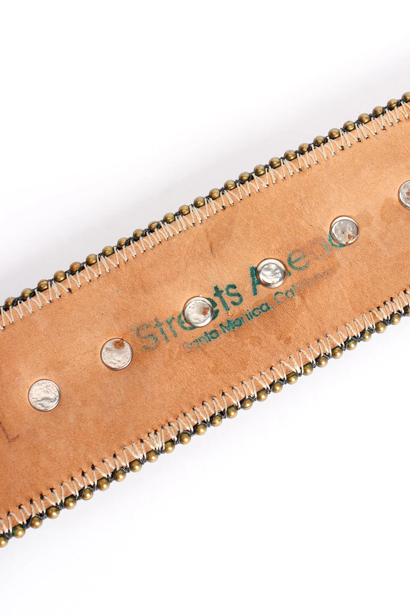 Leather Metal Snake Belt II