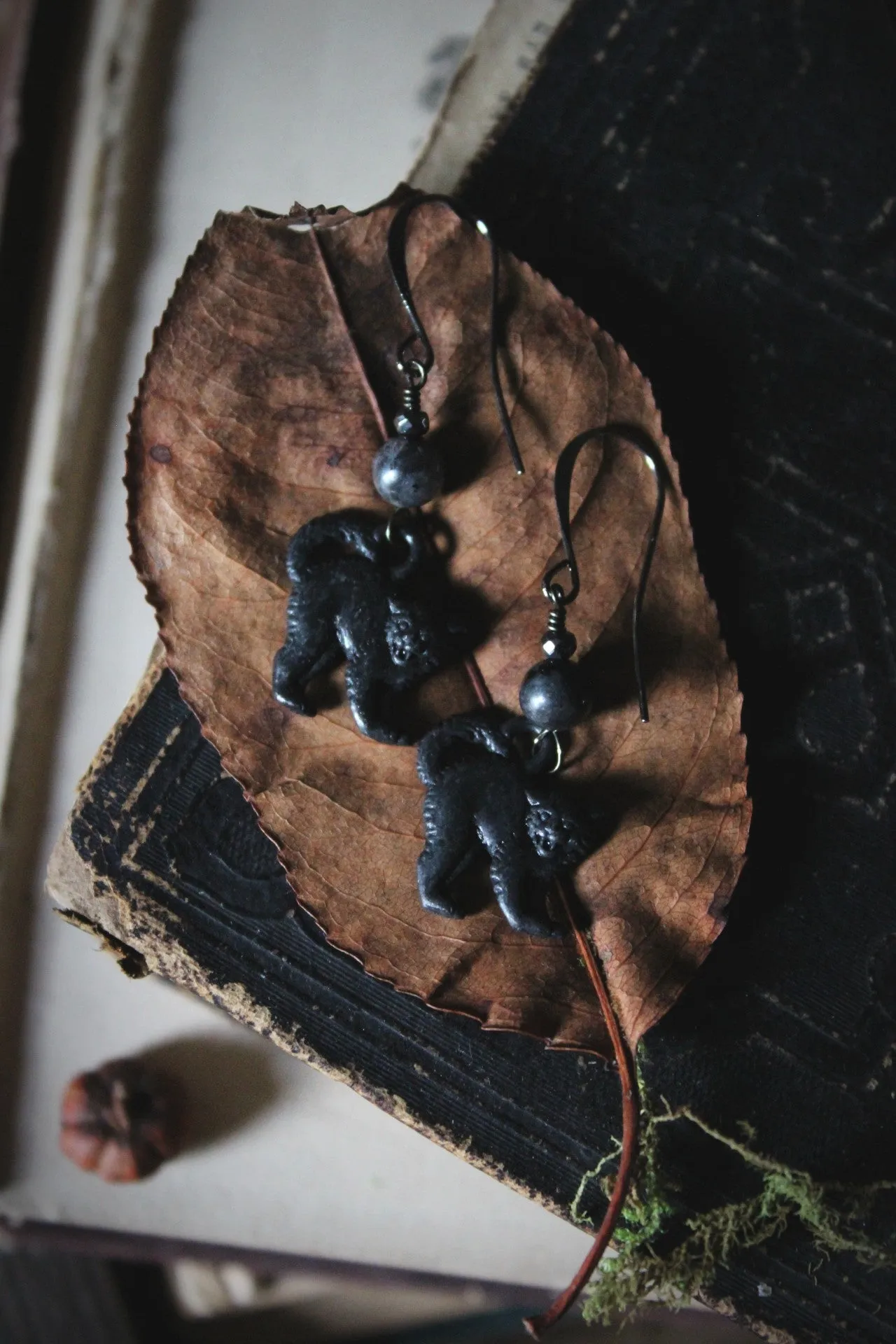 Legend & Lore  | Jinx. LAST PAIR. Gemstone Charm Earrings.