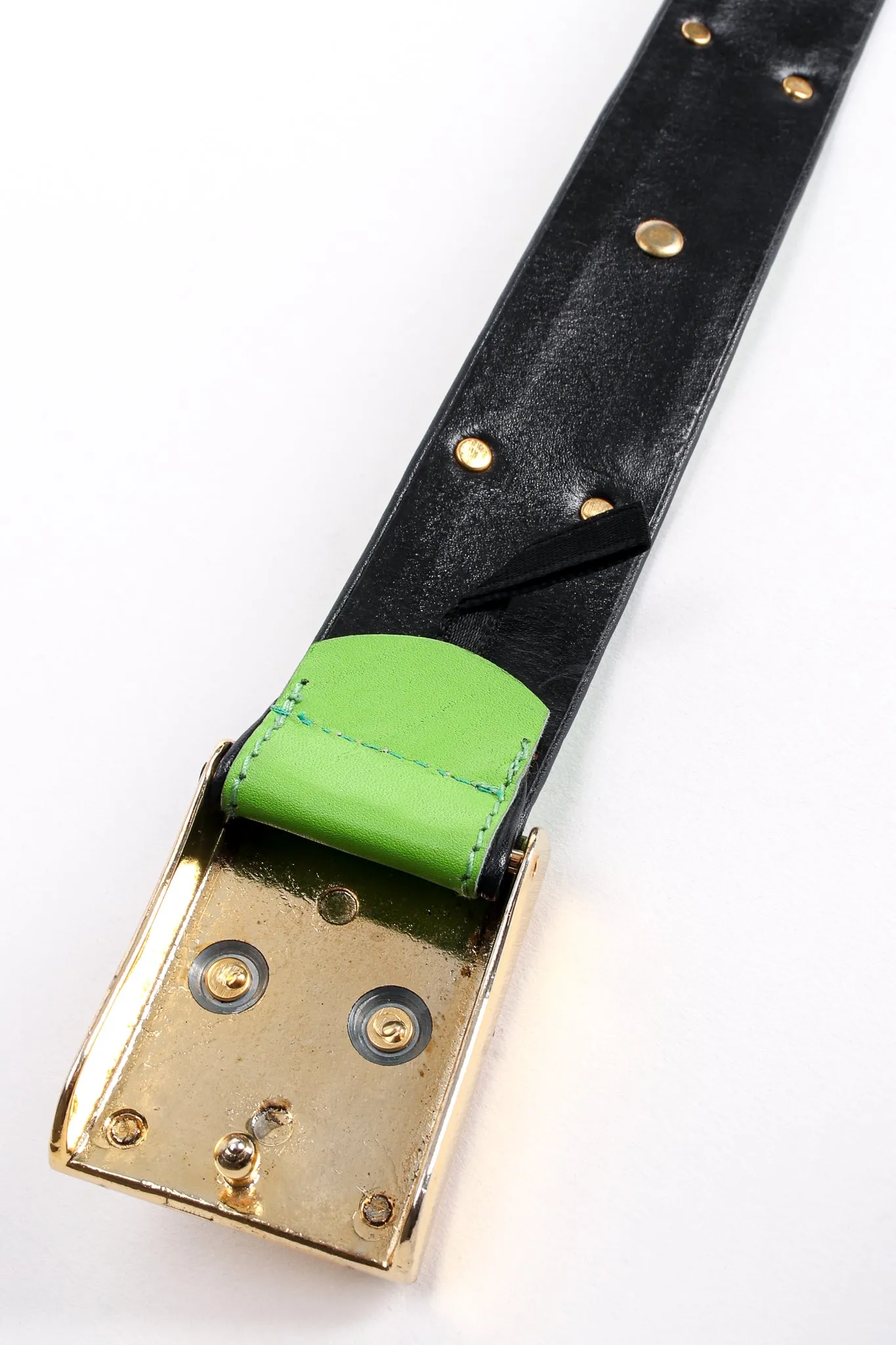 Leopard Stud Buckle Belt