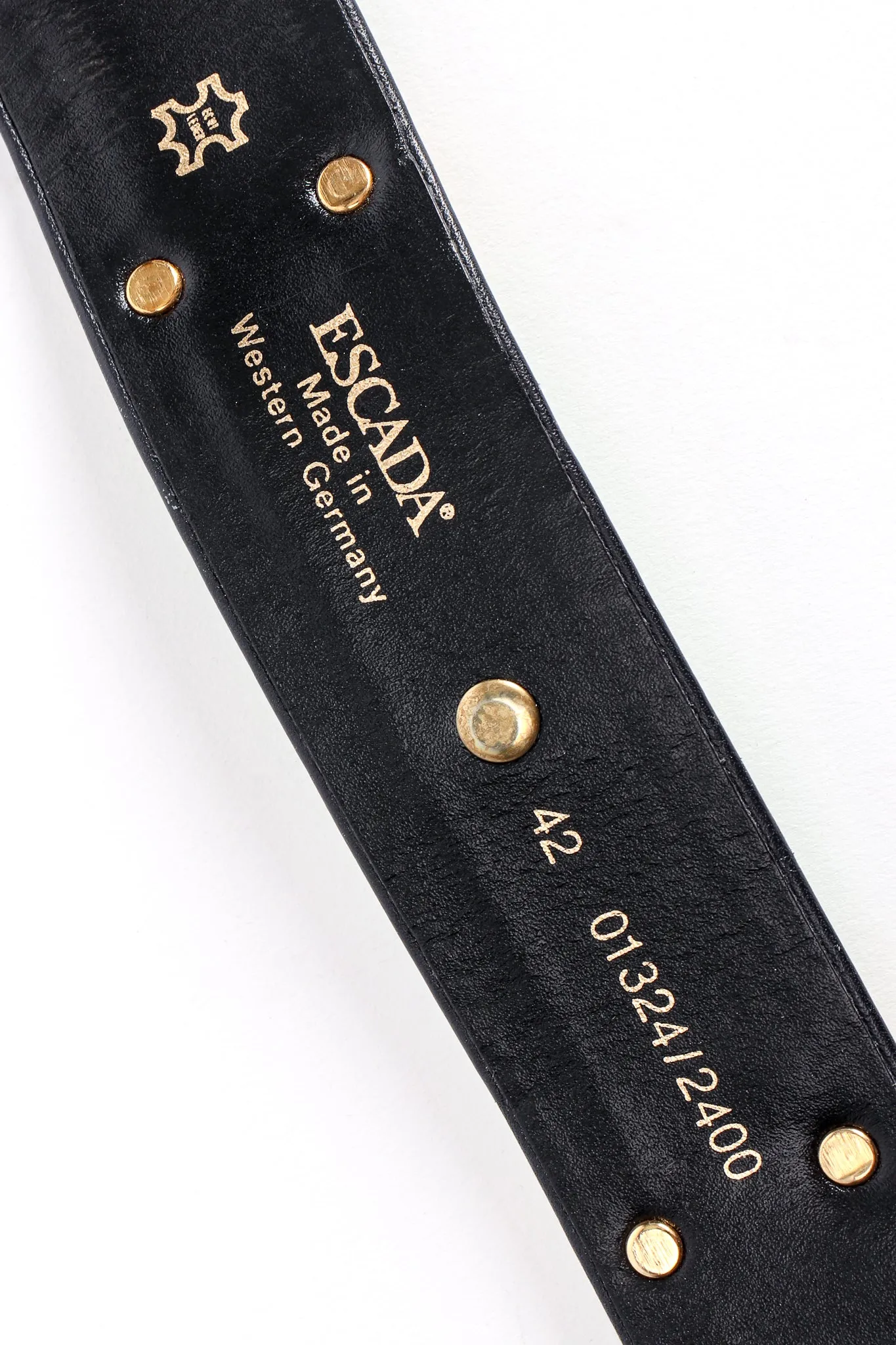 Leopard Stud Buckle Belt