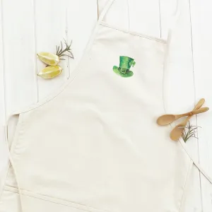Leprechaun Hat with Shamrock - St. Patrick's Day Women's Apron