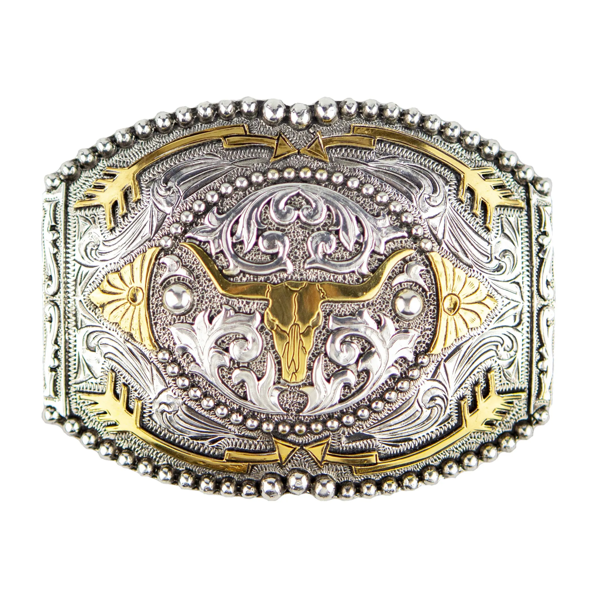 Longhorn with Arrows Buckle