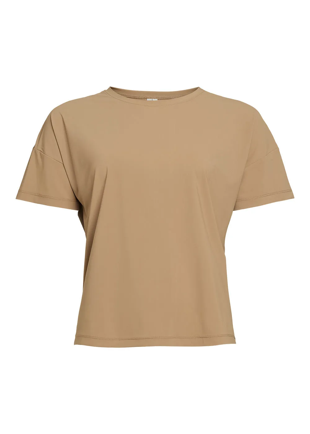 Loose Tee Vela - golden brown