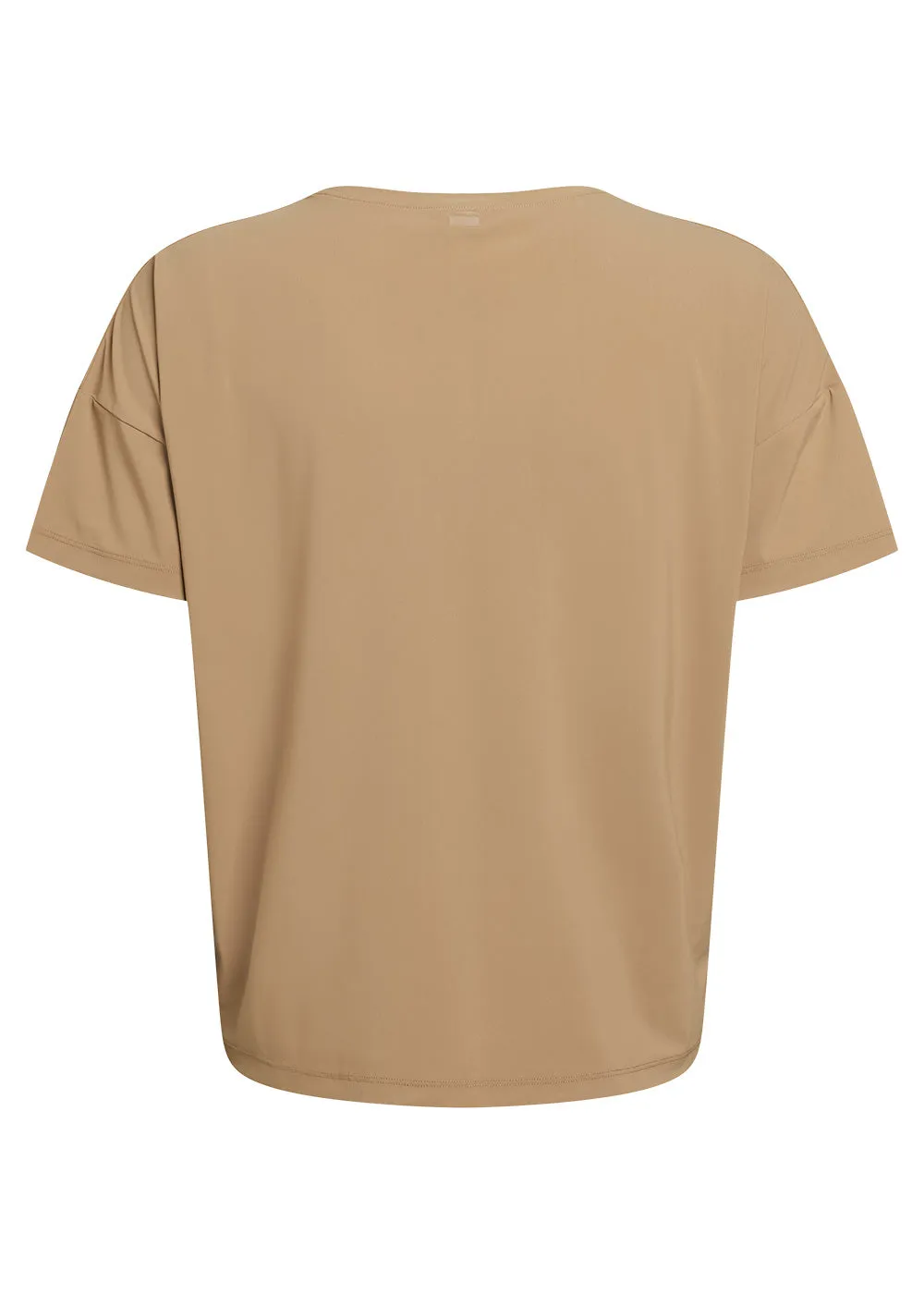 Loose Tee Vela - golden brown