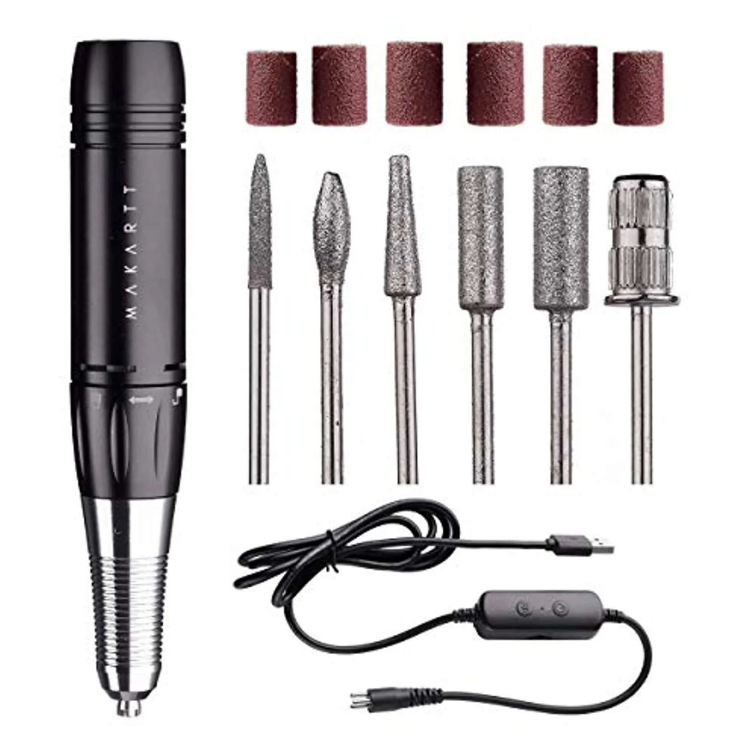 Makartt Nail Extension Gel Kit 30ML with Stefy Handheld Nail Drill Kit Bundle