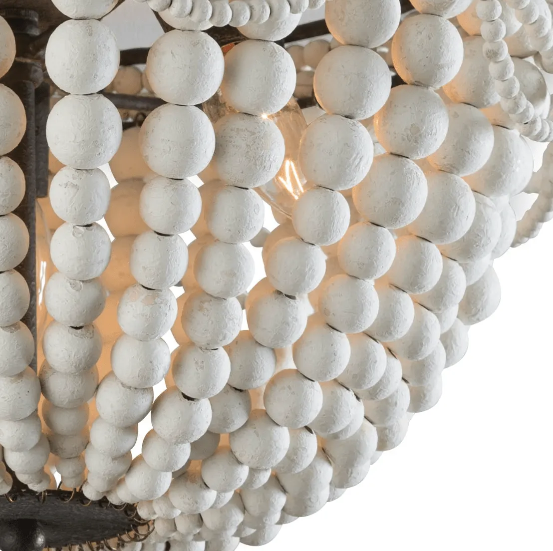 Malibu Flush Mount - White