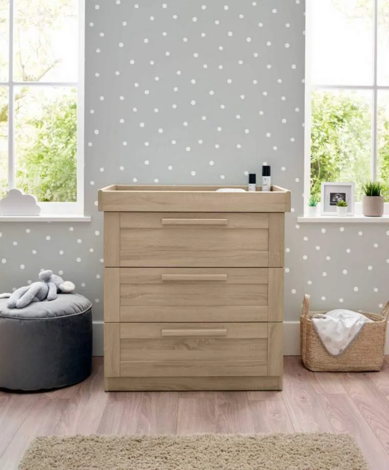 Mamas & Papas Atlas 3pc Furniture Set - Light Oak