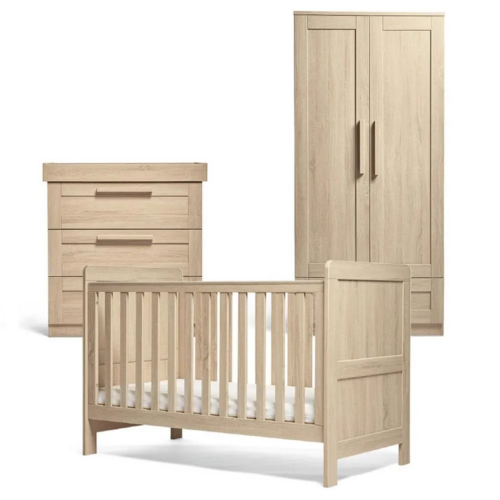 Mamas & Papas Atlas 3pc Furniture Set - Light Oak