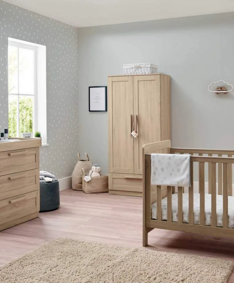Mamas & Papas Atlas 3pc Furniture Set - Light Oak