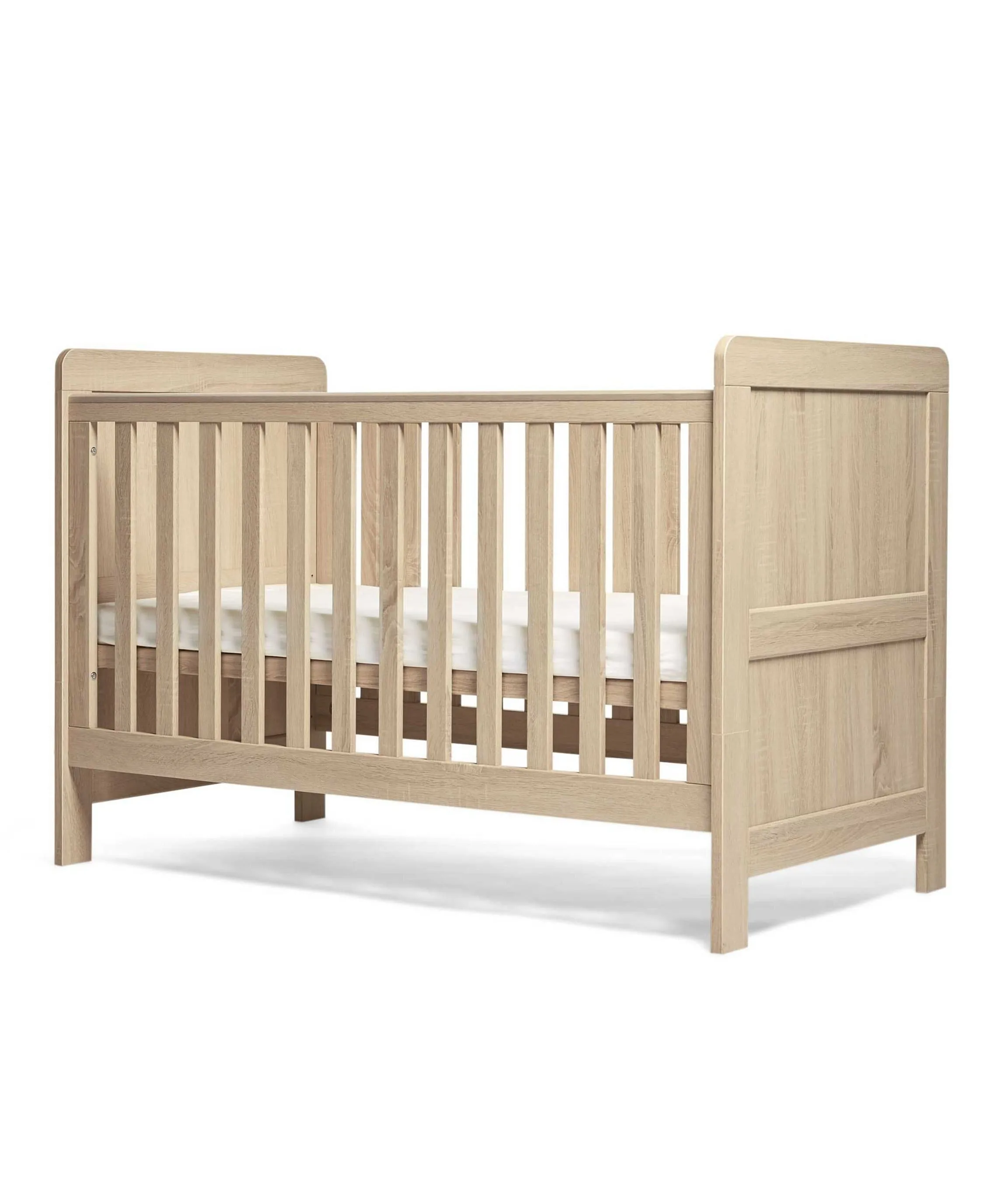 Mamas & Papas Atlas Cot / Toddler Bed - Light Oak