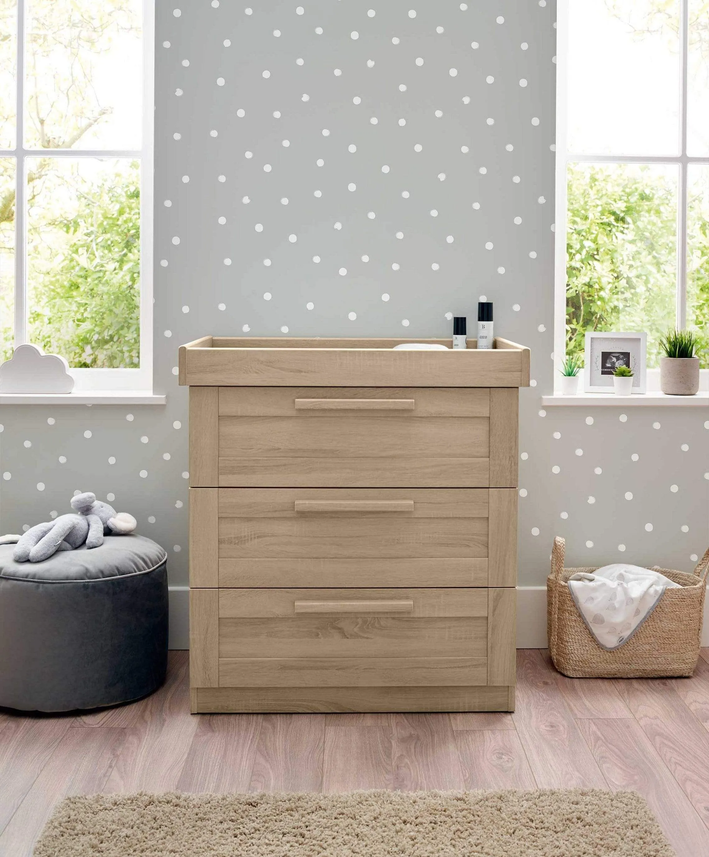 Mamas & Papas Atlas Dresser / Changer - Light Oak