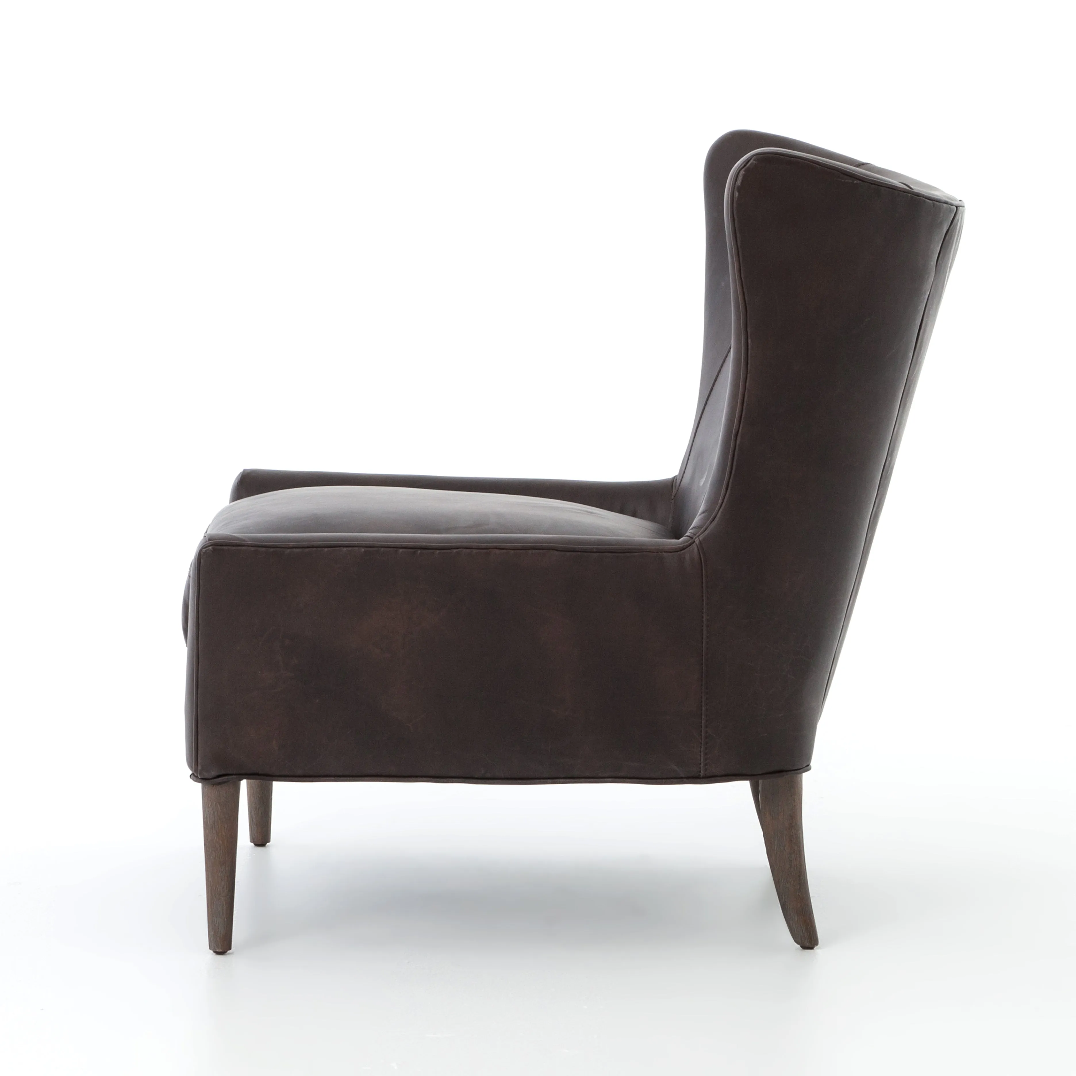 Marlow Wing Chair - Vintage Black