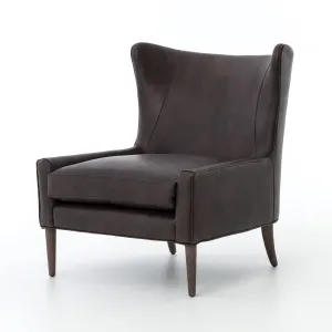 Marlow Wing Chair - Vintage Black