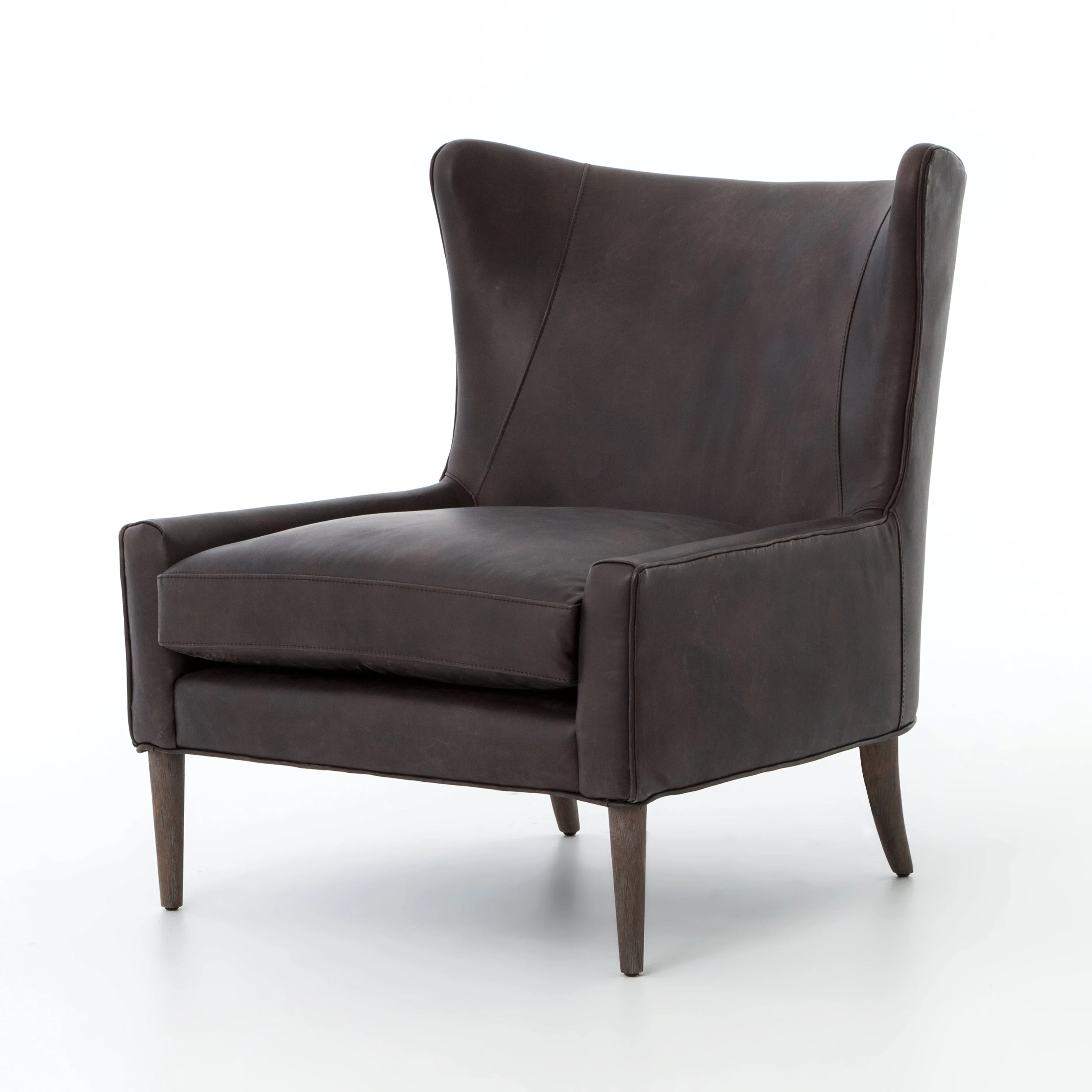 Marlow Wing Chair - Vintage Black