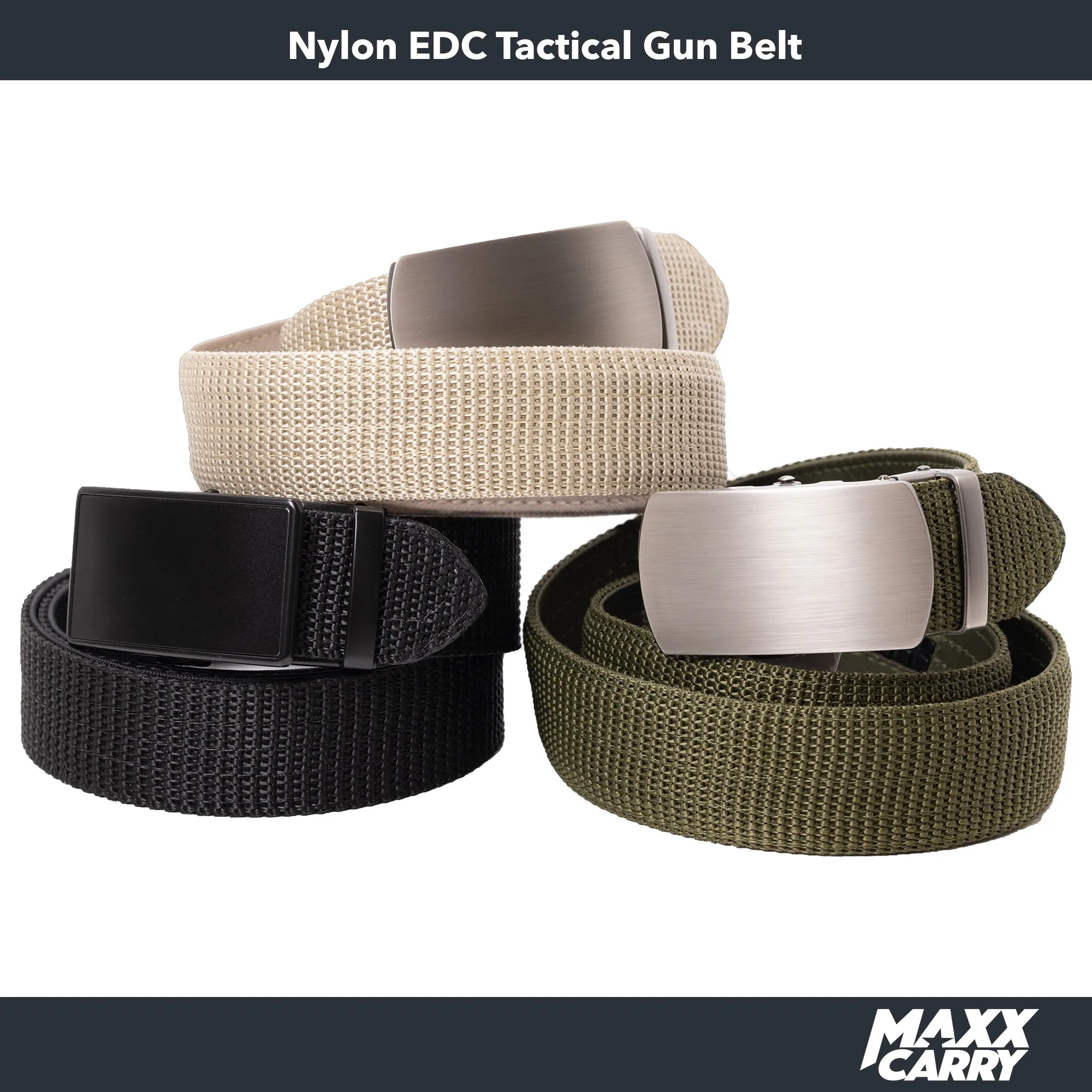 Maxx OD Green Tactical Gun Belt