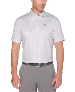 Mens Houndstooth Printed Polo