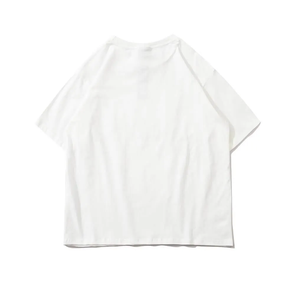 Men's Street Hip Hop Loose Short Sleeve T-shirt