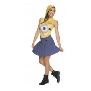 Minion Face Dress Adult Size M