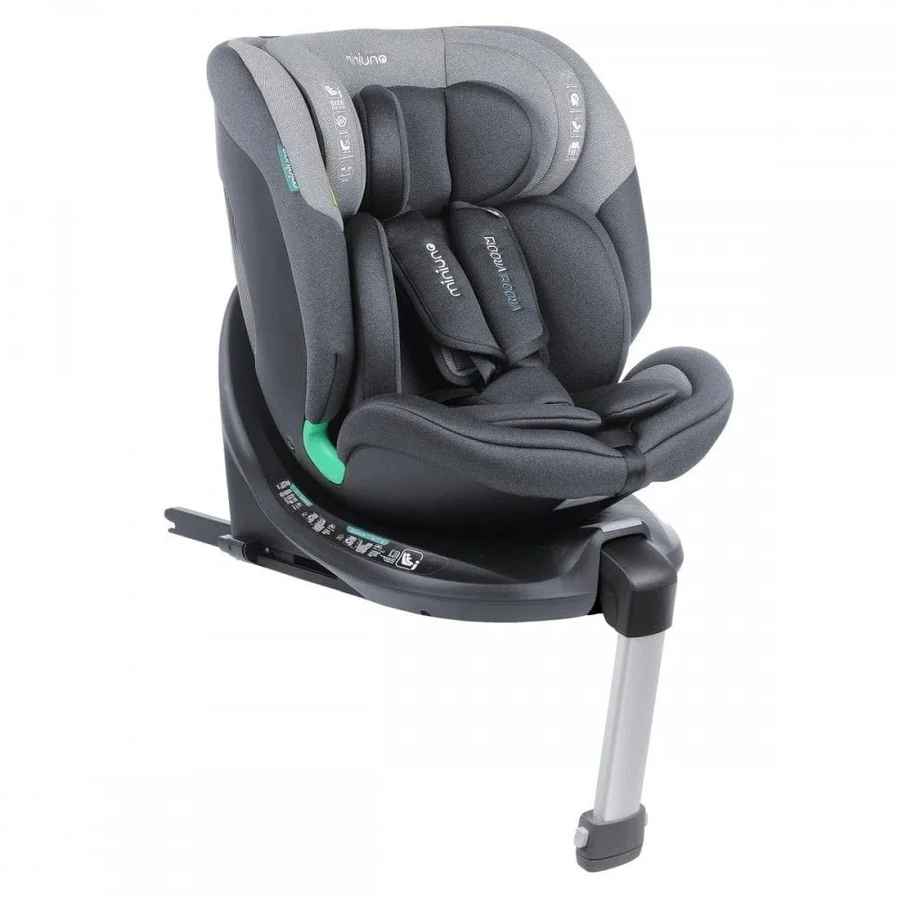 Miniuno InfinityFix R129 Swivel Car Seat - Shadow Grey