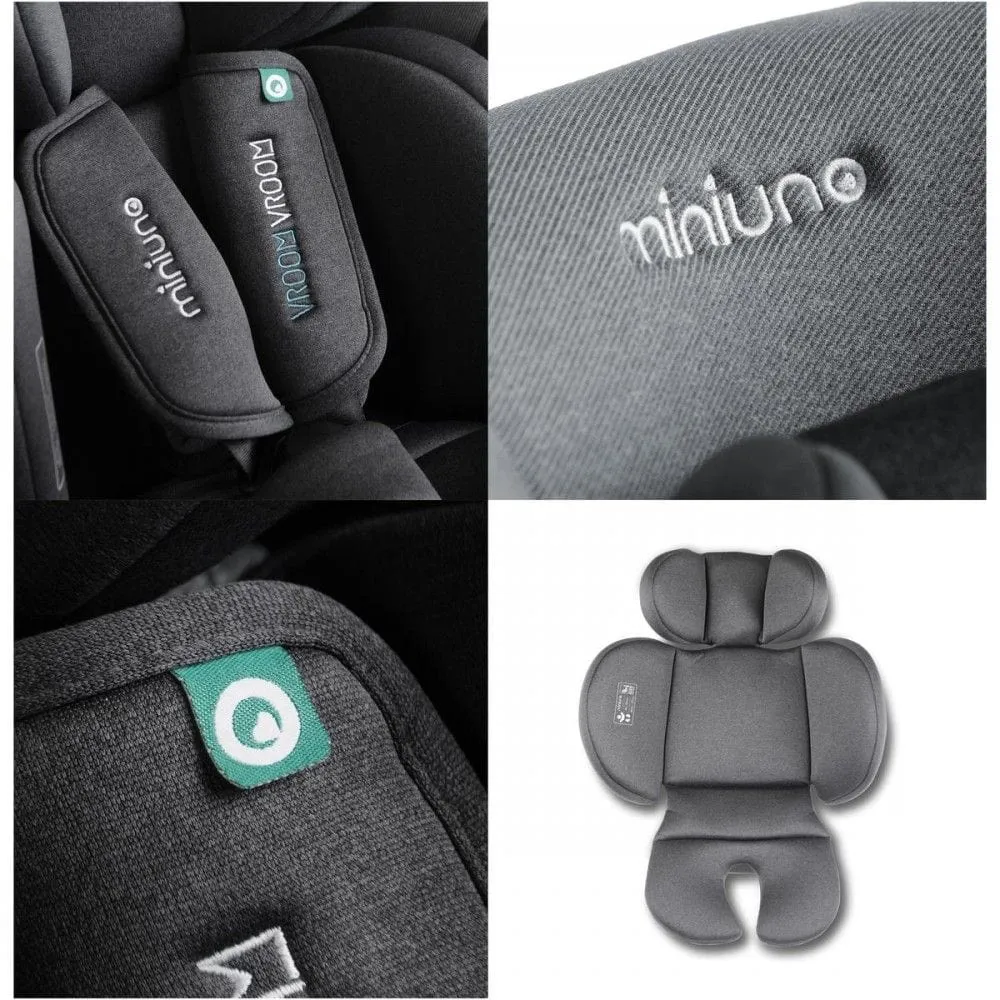 Miniuno InfinityFix R129 Swivel Car Seat - Shadow Grey