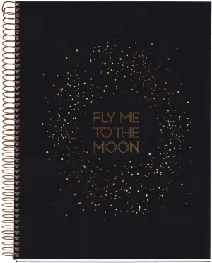 Miquelrius Large 4 Subject Wirebound Notebook - Hardcover, (120 Sheets-240 Pages, Lined), 8.5" x 11" (GALAXY)
