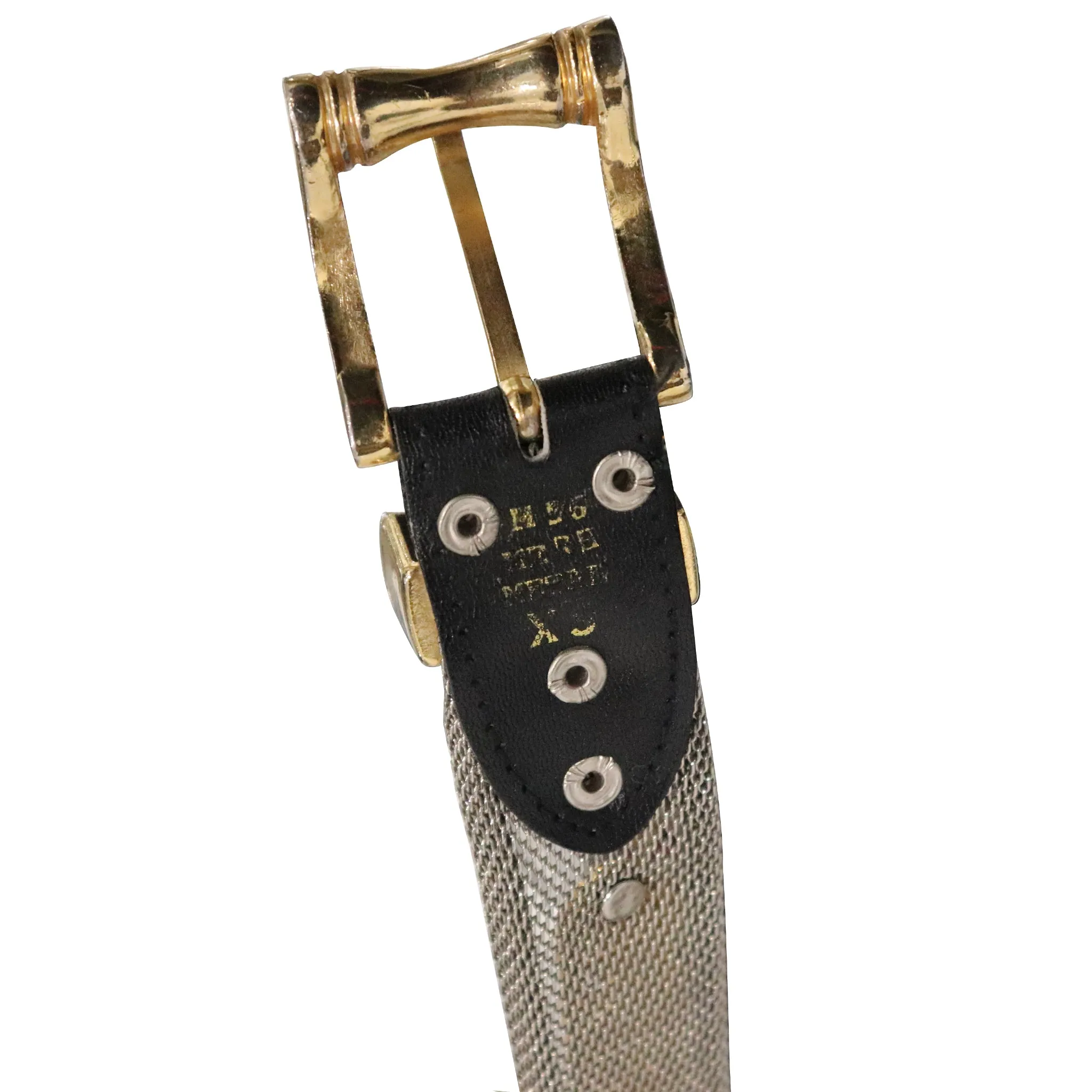 Mixed Metal "CITY" W/ Gold & Silvertone belt
