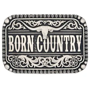 Montana Silversmiths Born Country Belt Buckle (A907)