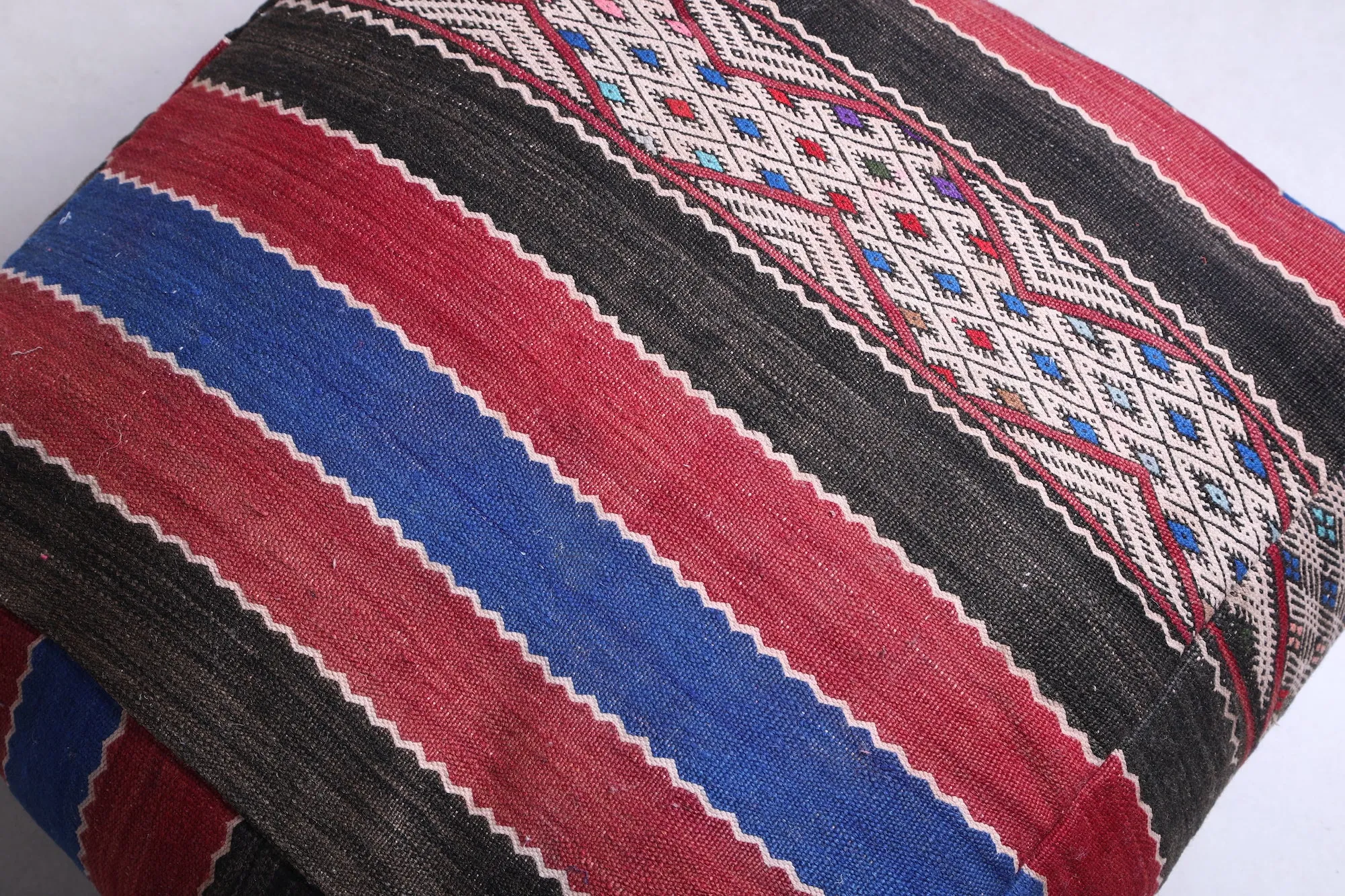 Moroccan berber Ottoman handmade Pouf Footstool
