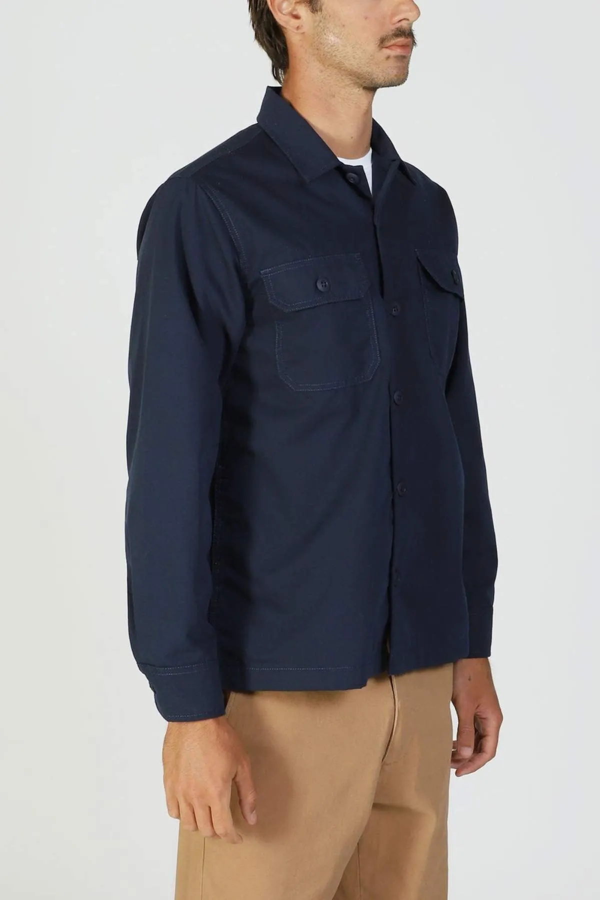 Mr Simple Ripstop Canvas Overshirt