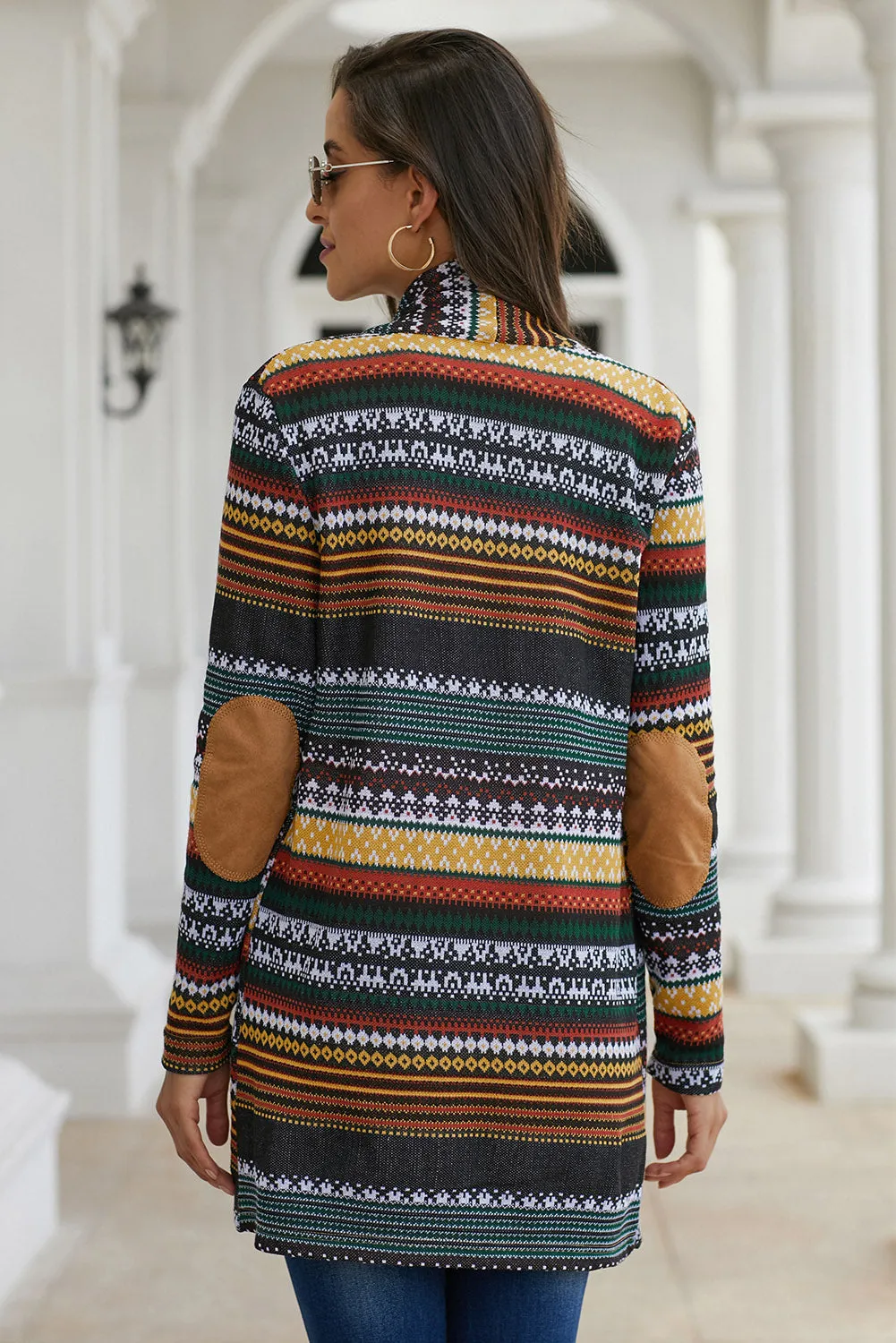 Multicolor Unforgettable Printed Cardigan Coat