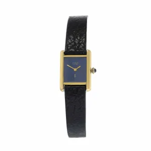 Must De Cartier Tank Vermeil Manual Wind