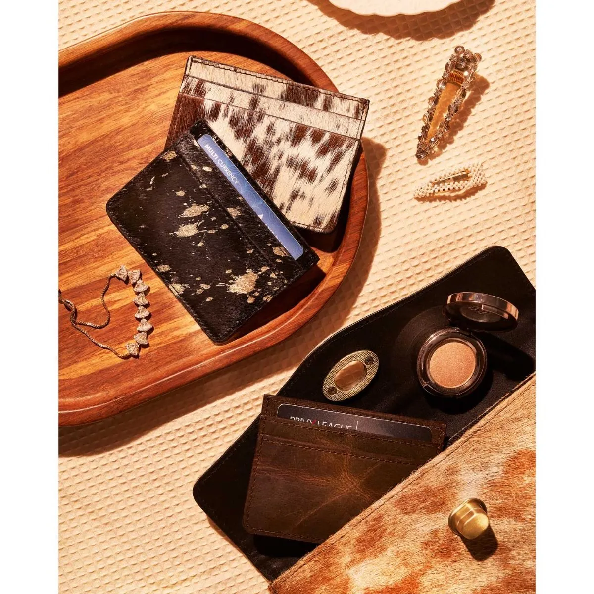 Myra Bag Rugueux Credit Card Holder