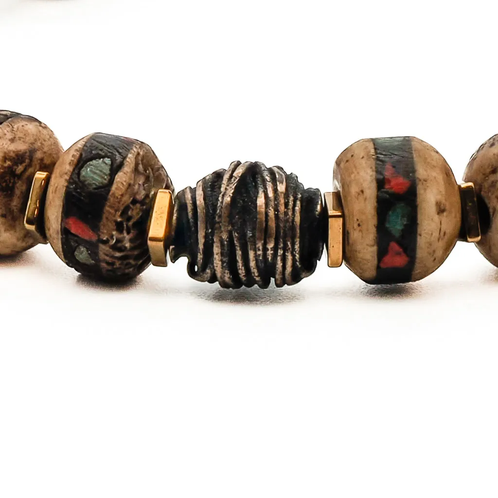 Nepal Mini Mala Meditation Beaded Bracelet