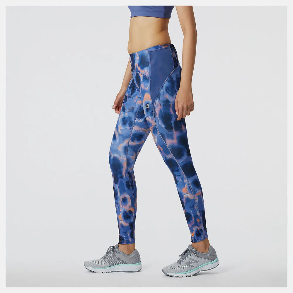 New Balance Womens Printed Impact Tights